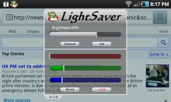 LightSaver économise la batt capture d'écran 2