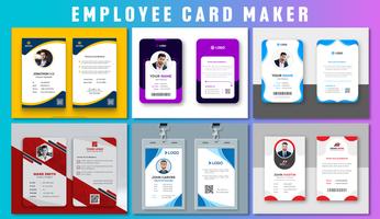 Employee Card Maker الملصق