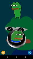 Pepe the Frog Meme Button Affiche