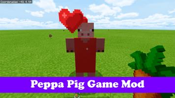 Мод на Minecraft Свинка Пеппа постер