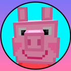 Peppa Pig Minecraft Mod Game icône
