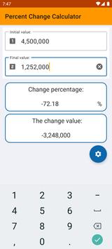 Percent Change Calculator screenshot 2