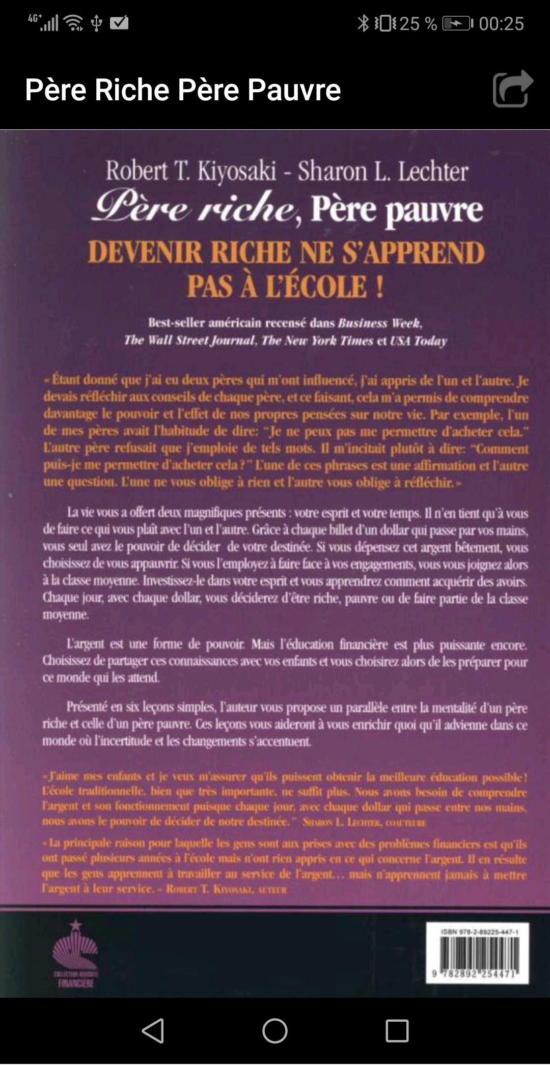 Livre Père Riche Père Pauvre for Android - APK Download