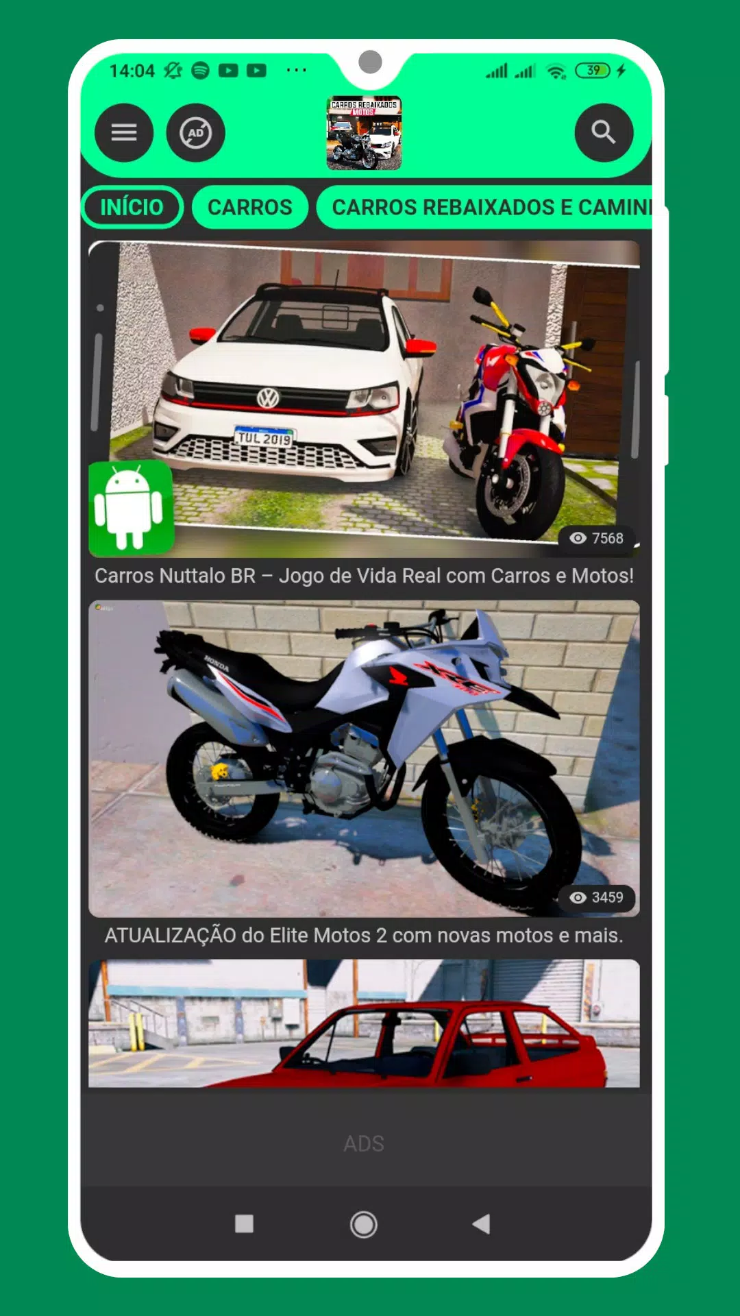 Jogo Carros Rebaixados e Motos for Android - Download