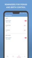 Period tracker  Cycle calendar স্ক্রিনশট 3