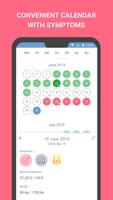 Period tracker  Cycle calendar اسکرین شاٹ 1