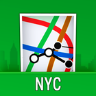 NYC Subway Map & MTA Bus Maps 아이콘