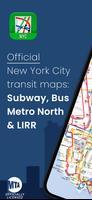 NYC Subway Map & MTA Bus Maps ポスター