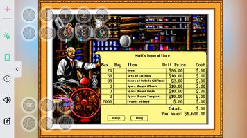 Oregon Trail Deluxe DOS Player تصوير الشاشة 1