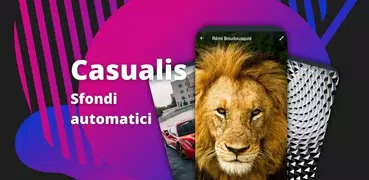 Casualis: Sfondi automatici