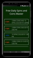 Free Daily Spins and Coins Master capture d'écran 2