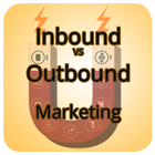 Inbound Vs Outbound Marketing icône