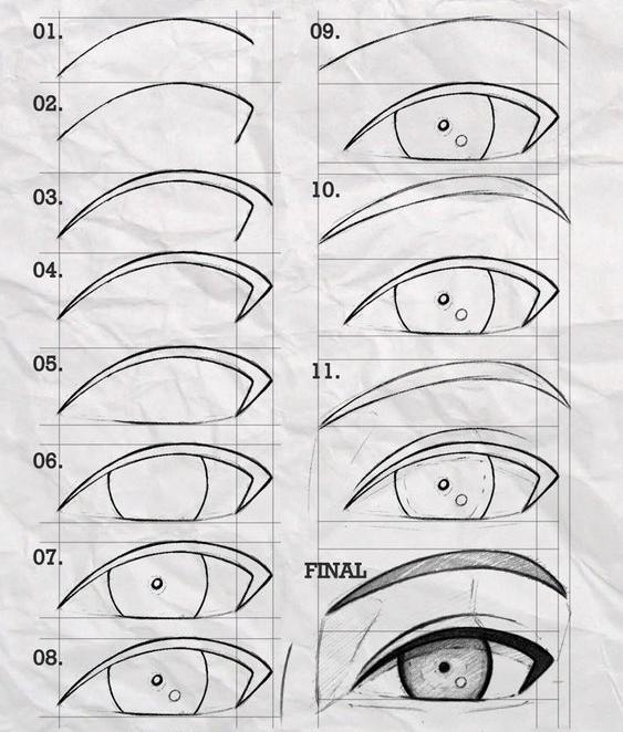 How To Draw Anime Eyes Step By Step For Android Apk Download