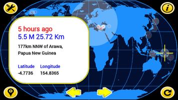 Earthquakes Worldwide スクリーンショット 1