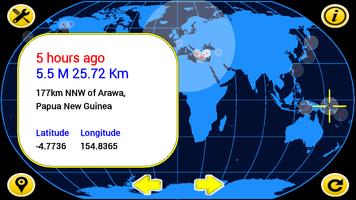 Earthquakes Worldwide स्क्रीनशॉट 1