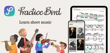 PracticeBird Learn Sheet Music