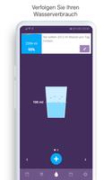 Wasser Trinkwecker - Tracker Plakat