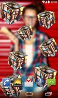 3D Photo Cube Live Wallpaper الملصق