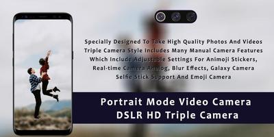 Portrait Mode Video Camera Poster