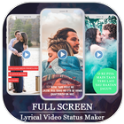 Full Screen Video Status Maker icône