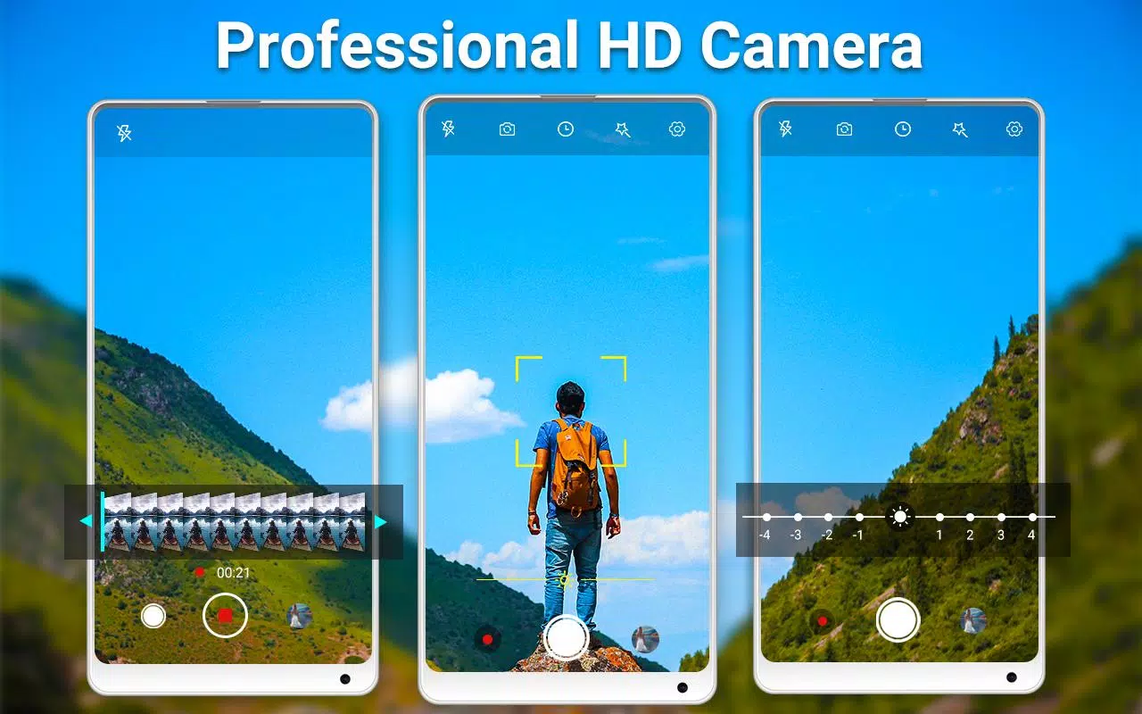 Android İndirme için HD Kamera Pro ve Selfie Kamera APK