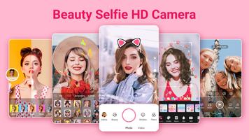HD selfie-schoonheids camera-poster