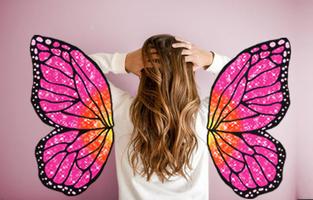 Butterfly Wings Photo Editor - Wings wallpapers capture d'écran 2