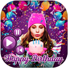 Birthday Photo Effect Video icono
