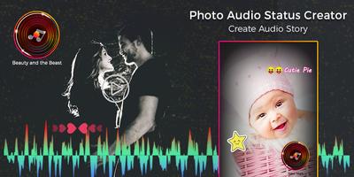 پوستر Audio Story & Status Maker App