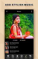 Durga Puja Photo Video Maker capture d'écran 3