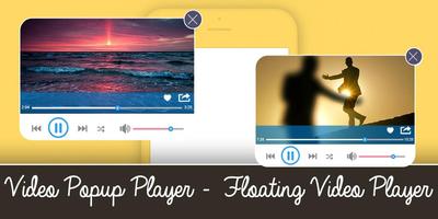 Multiple Video Popup Player -Floating Video Player Plakat