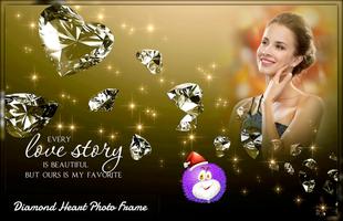 Diamond Heart Photo Frames imagem de tela 3