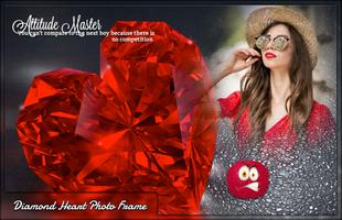 Diamond Heart Photo Frames imagem de tela 1