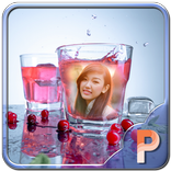 Juice Glass Photo Frames