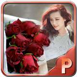 Red Rose Photo Frames icon