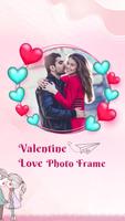 Valentine Day Photo Frame Affiche