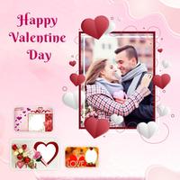 Valentine Day Photo Frame Ekran Görüntüsü 2