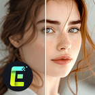 AI Fotoverbetering - AI-editor-icoon