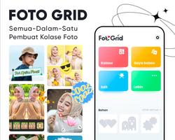 Foto Grid: Edit Foto & Kolase poster