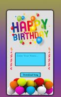 Customize Birthday Song With Name Editor Affiche