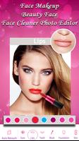 Face Makeup-Beauty Face-Face Cleaner Photo Editor 截图 1