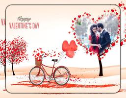 Valentine Day Photo Frames โปสเตอร์