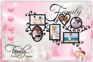 Family Photo Frame Collage poster