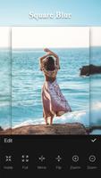 Square Fit-Blur Photo Editor Plakat