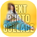Photo In Text Editor : Text Photo Collage Maker