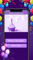 Happy Birthday Song With Name Generator Affiche