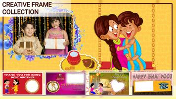 Bhai Dooj Photo Frame poster