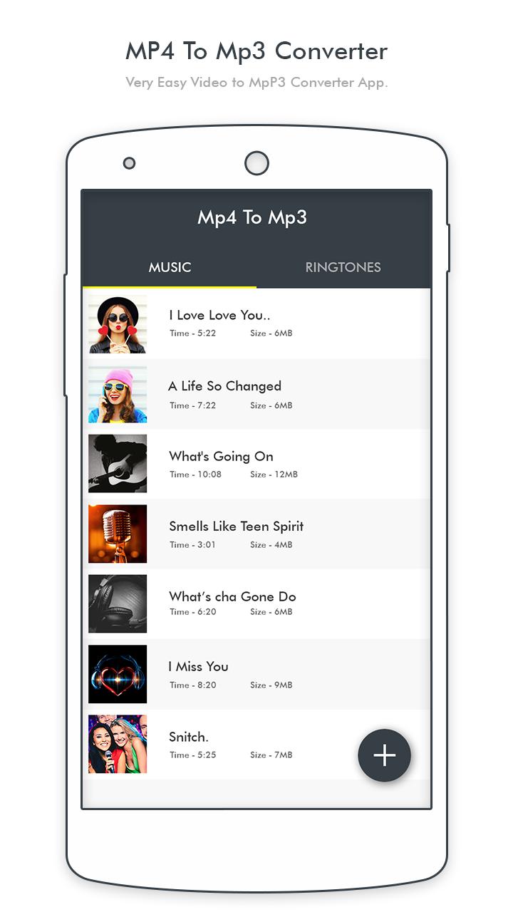 APK MP4 to MP3 Converter untuk Muat Turun Android