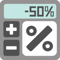 Percentage calculator and discount calculator
