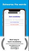 Learn vocabulary with Wozzol poster